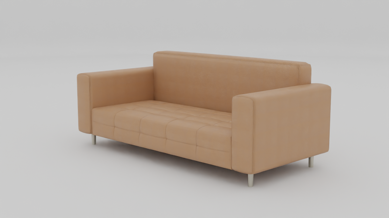 Luxury sofa right angle render
