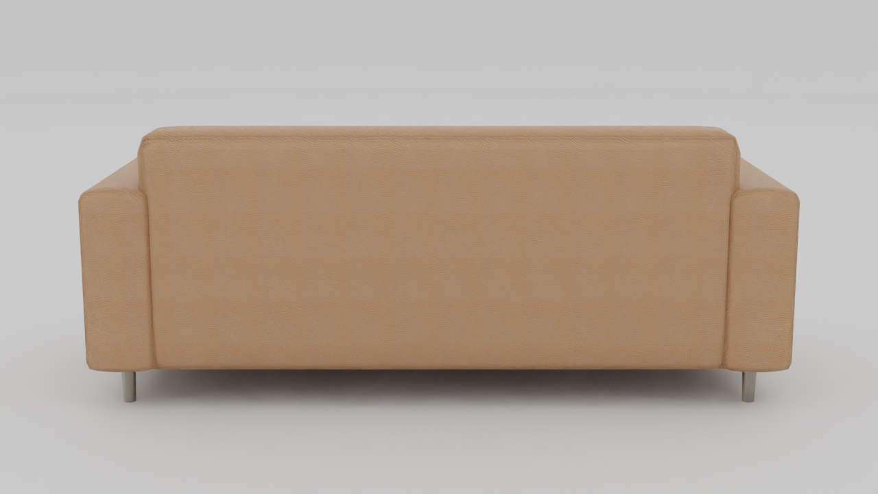 Luxury sofa back render